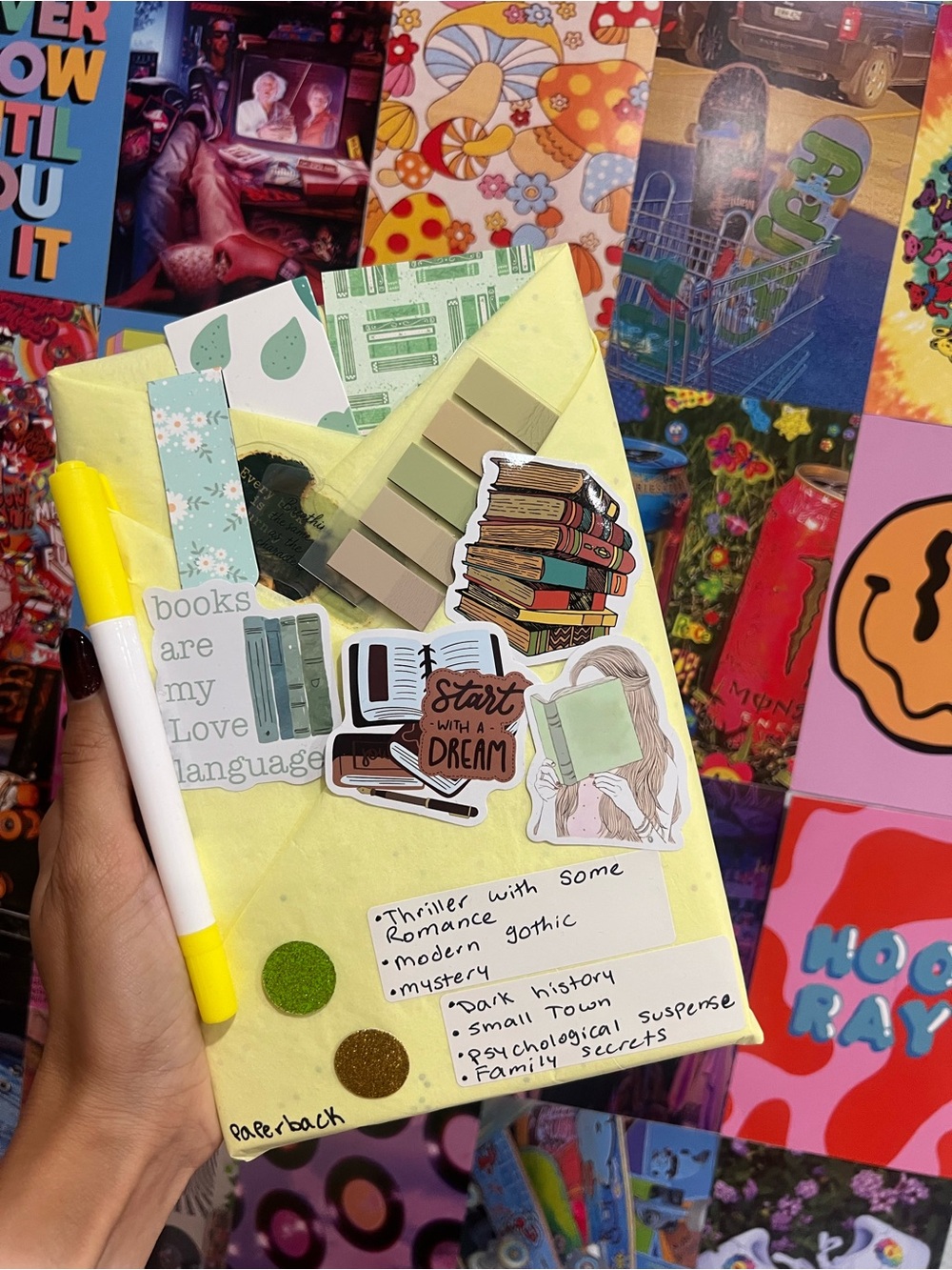 Blind date with a book: thriller and romance